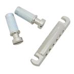 GOTOH ストップテイルピース、アルミニウム、ニッケル(PGE-101AN) GE101AN