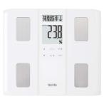 タニタ 体重計 体組成計 50g 日本製 ホワイト BC-331 WH ダブル液晶採用でわかりやすく見やすい 立掛け収納OK