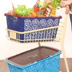 ショッピングマイガール レジかご 買い物カゴ エコバッグ バスケット ランドリーバスケット 洗濯カゴ 収納バスケット 収納雑貨 かわいい おしゃれ シンプル マイバッグ カラフル マハロ
