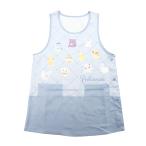 ポケモン エプロン 転写 サイドボタン 保育士 キャラクター ブルー  46207