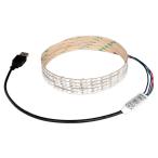 Yahoo! Yahoo!ショッピング(ヤフー ショッピング)USB 流れるLEDテープライト 防水 1206 SMD 白ベース 2m DC5V コントローラ一体型