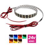 LEDテープライト 防水 24V 150cm 3チップ 黒ベース ケーブル1.5m 両端子