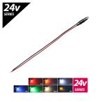 [100 шт ]LED 4.8mm шляпа type 24V сопротивление имеется 