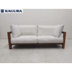 # мебель магазин KAGURA# Kagura DAN Dan грецкий орех 3P диван три местный . чехол на диван чистка settled 