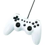 [ бесплатная доставка ][ б/у ]PC 2009 год модели ELECOM игра накладка USB подключение аналог палочка установка колебание / полосный .12 кнопка белый JC-U2912FWH
