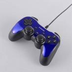 [ бесплатная доставка ][ б/у ]PC BUFFALO USB игра накладка 12 кнопка колебание c функцией SAVIOR ( голубой ) BSGP1204BL