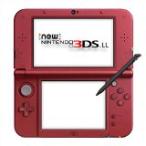 ショッピングニンテンドー3DS 【訳あり】【送料無料】【中古】3DS Newニンテンドー3DS LL メタリックレッド 本体 任天堂