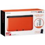 ショッピングニンテンドー3DS 【送料無料】【中古】3DS ニンテンドー3DS LL リミテッドパック オレンジXブラック 本体 任天堂