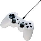[ бесплатная доставка ][ б/у ]PC iBUFFALO USB игра накладка 12 кнопка Digi-Ana соответствует колебание / полосный . функция белый BSGP1203WH