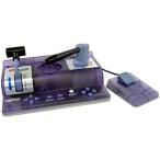 【送料無料】【中古】PS2 プレイステーション2 電車でGO!コントローラTYPE2スケルトンパープル コントローラー（箱付き）