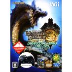 [ бесплатная доставка ][ б/у ]Wii Monstar Hunter 3( Try ) Classic управление PRO[ черный ] упаковка ( привилегия нет )( коробка мнение имеется )