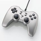 [ бесплатная доставка ][ б/у ]PC ELECOM 12 кнопка USB игра накладка колебание функция * полосный . c функцией уровень другой рукоятка темно-серебристый JC-U3212FSVD