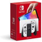 【訳あり】【送料無料】【中古】Nintendo Switch 本体 Nintendo Switch(有機ELモデル) Joy-Con(L)/(R) ホワイト ストラップ色ランダム