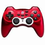 [ бесплатная доставка ][ б/у ][ заряжающийся lithium аккумулятор встроенный ]PS3 PlayStation 3 беспроводной Horipad 3 красный HP3-164 контроллер 