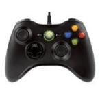【送料無料】【中古】XBOX360 有線 コントローラー リキッドブラック マイクロソフト（箱説付き）