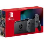 【送料無料】【中古】Nintendo Switch 本体 Joy-Con(L)/(R) グレー(バッテリー持続時間が長くなったモデル) (箱説付き)