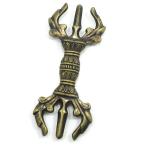  три .. золотой Gou .bajula длина 12.5cm.. закон .vajula доллар je храм . предметы для домашнего буддийского алтаря закон контейнер . закон большой . пустой море амулет 