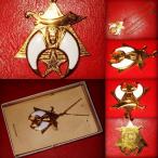 Yahoo! Yahoo!ショッピング(ヤフー ショッピング)50'S★ビンテージ★フリーメイソン★ペンダント★3★シュライナー★秘密結社★ネックレス★デッドストック★USA★エジプト★ピラミッド★謎★不思議★神秘