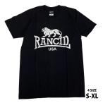 ランシド RANCID バンドTシャツ ロックTシャツ メンズ ポップ 半袖 バンドロゴ パンク シンプル バンドTシャツ ロックファッション かっこいい バンT ロックT