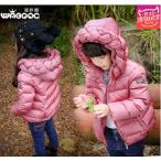 編込フードダウンジャケット 韓国子供服