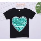 スパンコールTシャツ 韓国子供服