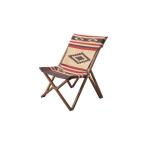 折りたたみ椅子 アウトドアチェア 幅58cm TTF-925B 木製 コットン 本革 フォールディングチェア 屋外 室外 キャンプ レジャー