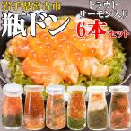 瓶ドン トラウトサーモン 6種類 セット 川秀 古須賀商店 浄土ヶ浜パークホテル 浄土ヶ浜レストハウス