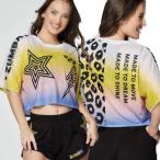ヨガウエア Tシャツ ズンバ ウェア ダンスウェアフ フィットネス 夏ウェア エアロビクスウエア スポーツウェアレディース ヨガ 運動用 トップス
