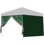 ショッピングタープテント FIELDOOR タープテント2.5ｍ×2.5ｍ専用 サイドシート 横幕  ウォールタイプ＆ウォールジップタイプ 2枚セット サイドシートのみ スチール製・アルミ製共通