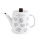 LisaLarson リサ・ラーソン はりねずみ3兄弟琺瑯 ポトル リサラーソン 野田琺瑯 1.5L IH対応 ホーロー ハリネズミ 日本製 やかん