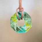 Yahoo! Yahoo!ショッピング(ヤフー ショッピング)メモリーガラス『シャッター【ミニ】【エメラルド】』ネックレス【大きさ選べます】【受注制作】≪送料無料≫