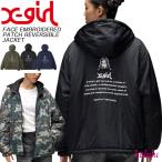  X-girl X-girl жакет FACE EMBROIDERED PATCH REVERSIBLE JACKET внешний Parker женский 105263021003