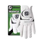 FootJoy Men's WeatherSof Prior Generation Golf Glove White Cadet Large Worn on Left Hand