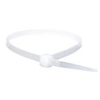 Monoprice Cable Tie 8 inch 40LBS 100pcs/Pack - White