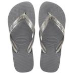 ショッピングhavaianas Havaianas Women's Top Tiras Flip Flop Sandal Steel Grey 6 M US