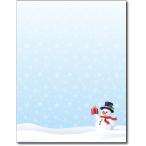 Snowman Gift Holiday Stationery - 80 Sheets