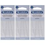 3-PACK - Beadalon Collapsible Eye Needles 2.5-Inch Fine 4/Pack