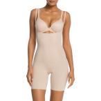 ショッピングNUDE SPANX Shapewear for Women Thinstincts Open-Bust Mid-Thigh Bodysuit (Regular and Plus Sizes) Soft Nude MD