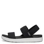 ショッピングkeen KEEN Women's Elle Backstrap Casual Platform Open Toe Wedge Sandals Black 6.5