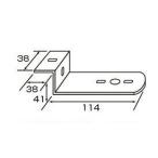 JET　INOUE/ジェットイノウエ　502837　 ランプ取付ステー ステンレス 502837