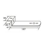 JET　INOUE/ジェットイノウエ　502839　 ランプ取付ステー ステンレス 502839