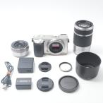 ソニー SONY α6000 ダブルズームレンズキット シルバー ILCE-6000Y S[美品B]