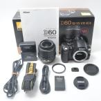  Nikon Nikon D60 стандарт линзы комплект AF-S 18-55mm приложен [ прекрасный товар A]