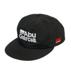 アブガルシア [90] 25 ナイロン フラットビル キャップ ブラック