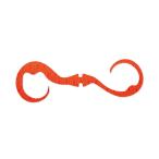 ショッピングカーリーコレクション クレイジーコレクション [90] モンスターズラボ/MonstersLab ダブルカーリー ネクタイ オレンジラメ (N5)