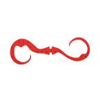 ショッピングカーリーコレクション クレイジーコレクション [90] モンスターズラボ/MonstersLab ダブルカーリー ネクタイ エビレッド (N5)