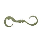 ショッピングカーリーコレクション クレイジーコレクション [90] モンスターズラボ/MonstersLab ダブルカーリー ネクタイ モスグリーン (N5)