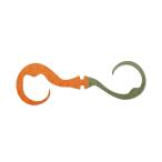 ショッピングカーリーコレクション クレイジーコレクション [90] モンスターズラボ/MonstersLab ダブルカーリー ネクタイ ハーフエビオレ/モスグリーン (N5)