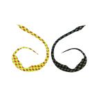 START [90] MCJ-41 シリコンネクタイ マジカーリーjr. リバーシブルチャートブラック (N5) お一人様1点限り