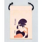 Yahoo! Yahoo!ショッピング(ヤフー ショッピング)巾着 袋 バッグ ポーチ きんちゃく 祭り 巾着袋 浮世絵 ファスナー 歌麿